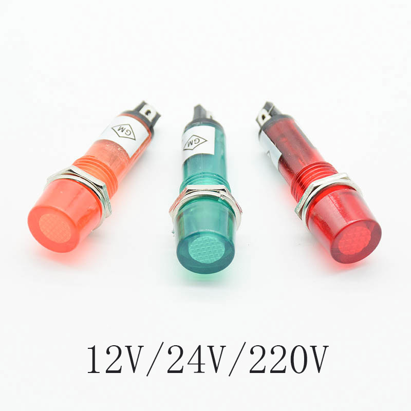 Signal Panel Orange - 5Pcs Signal Lamp Panel Mounting Neon