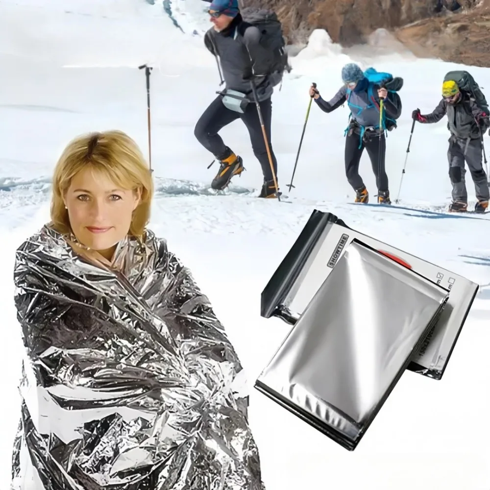Survival Blanket Reflective - YITAPE Emergency Survival Blanket Thermal Waterproof